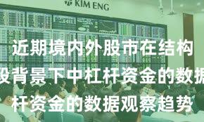 近期境内外股市在结构性行情阶段背景下中杠杆资金的数据观察趋势